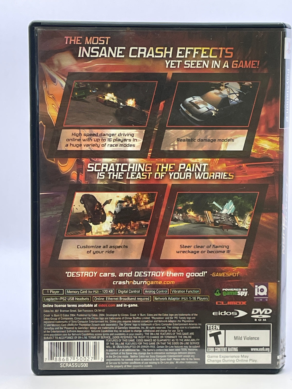 Crash N Burn CL01 (CIB) PlayStation 2