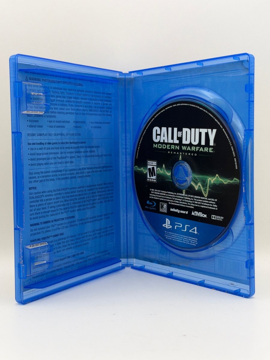 Call of Duty: Modern Warfare Remastered CL01 (CIB) PlayStation 4