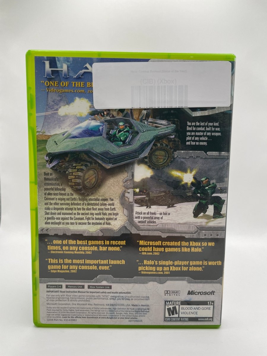 Halo: Combat Evolved CL01 (CIB) Original Xbox