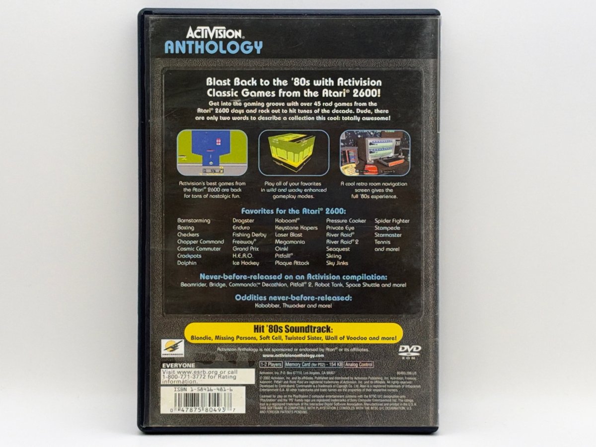 Activision Anthology CL01 (Missing Manual) PlayStation 2