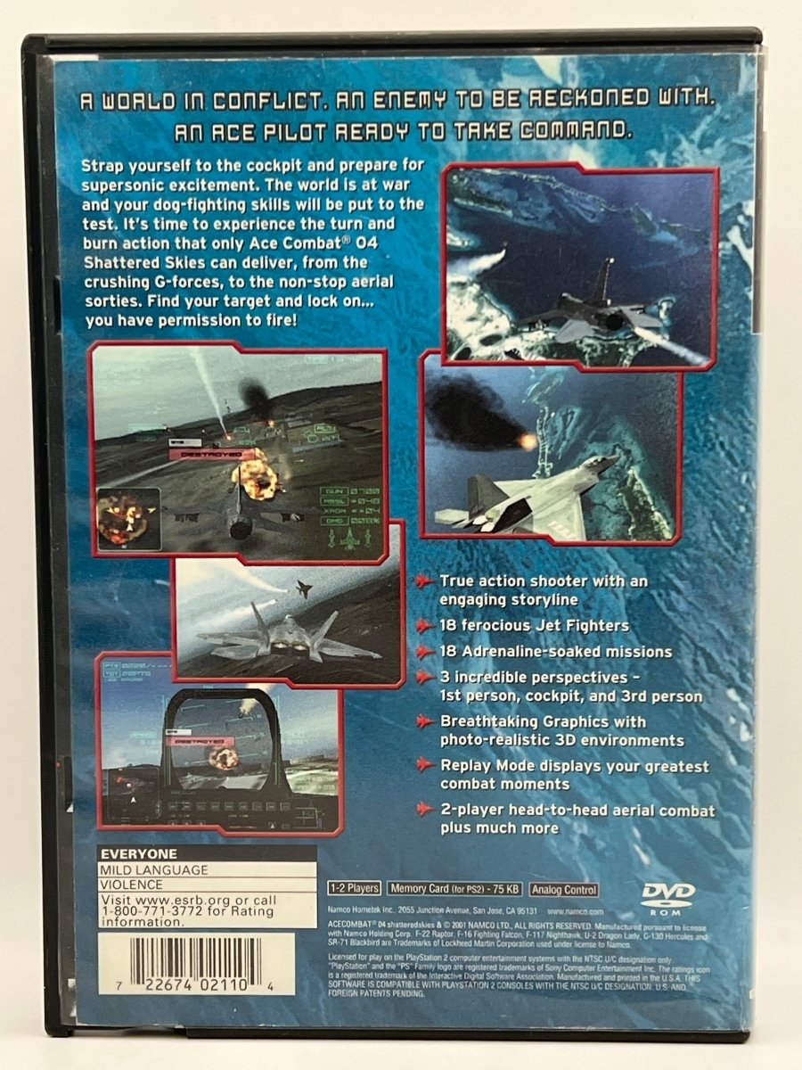 Ace Combat 4 CL01 (Missing Manual) PlayStation 2