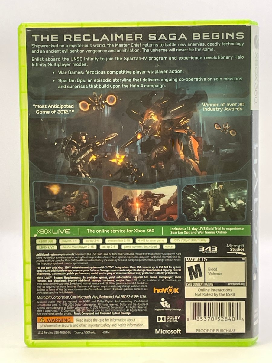 Halo 4 CL05 (CIB) Xbox 360