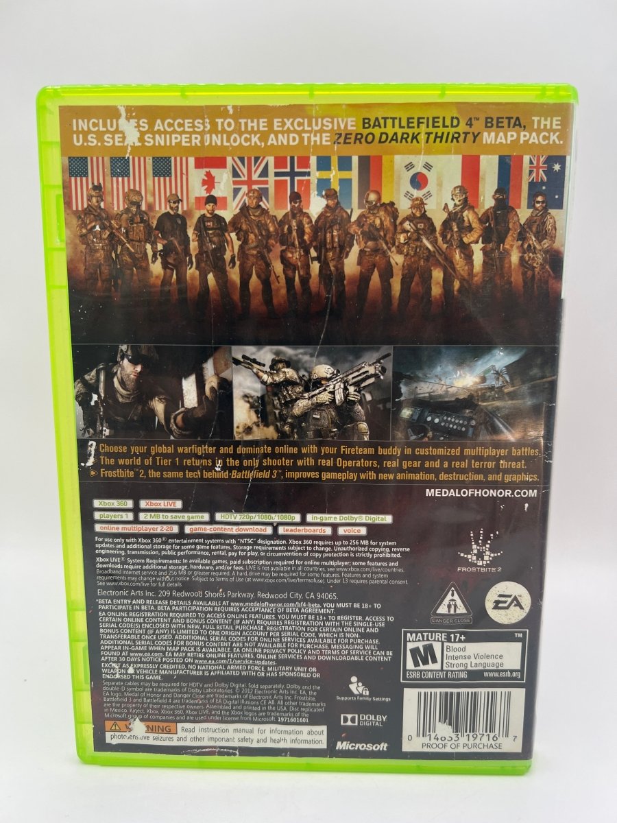 Medal of Honor Warfighter [Limited Edition] CL07 (CIB) Xbox 360