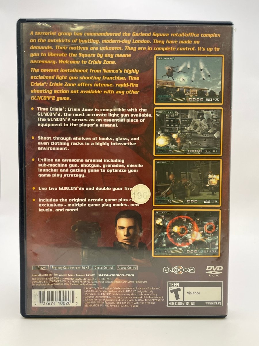 Time Crisis: Crisis Zone CL01 (CIB) PlayStation 2