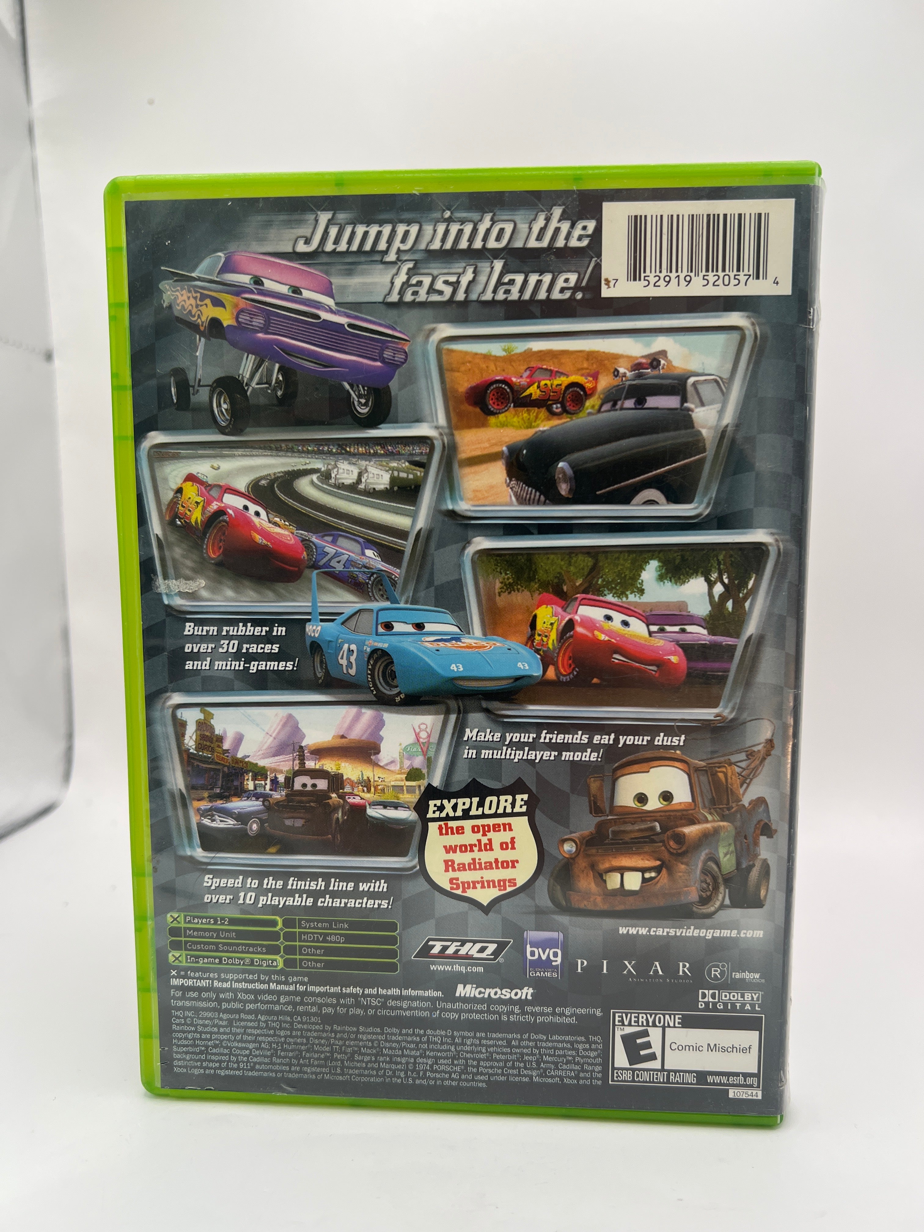 Cars CL03 (CIB) Original Xbox