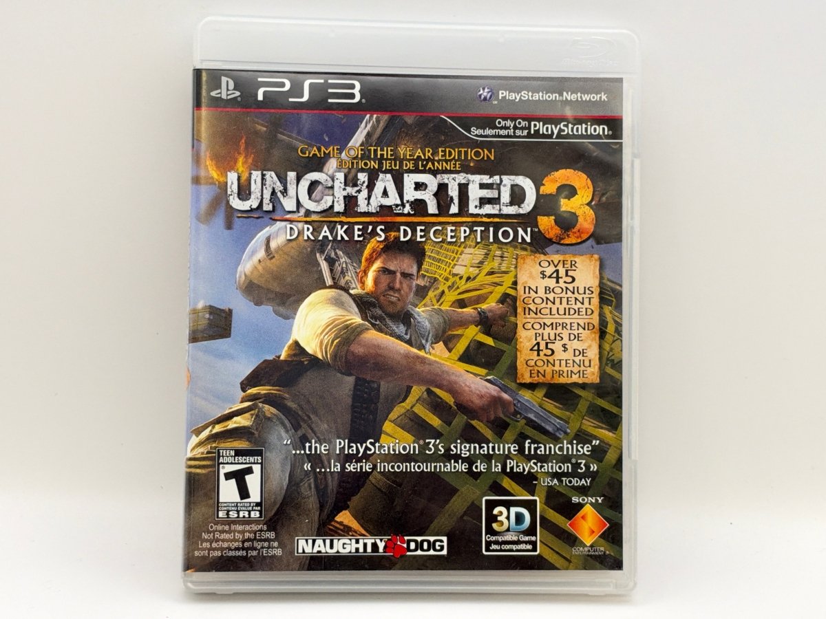 Uncharted 3: Drake's Deception CL02 (CIB) Playstation 3