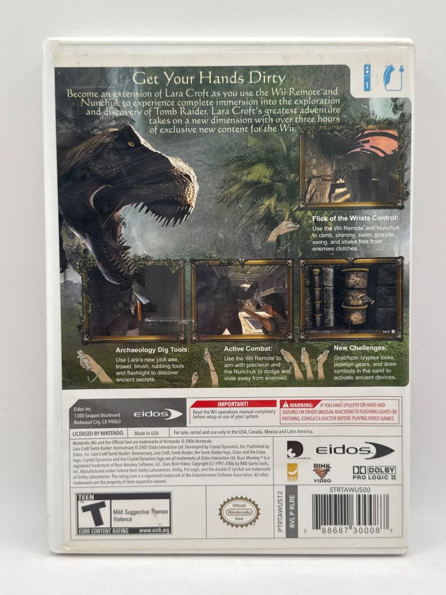 Tomb Raider Anniversary CL03 (CIB) Nintendo Wii
