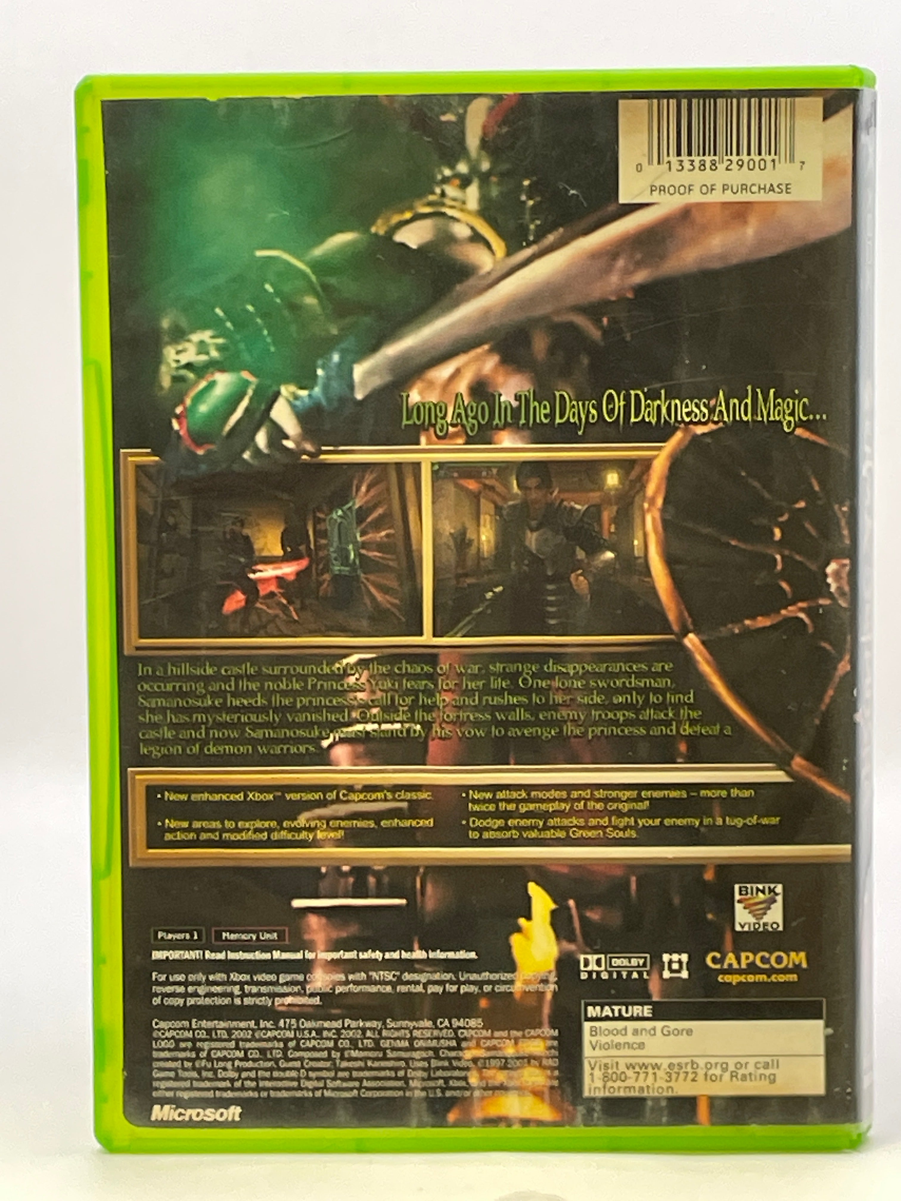 Genma Onimusha CL01 (Missing Manual) Original Xbox