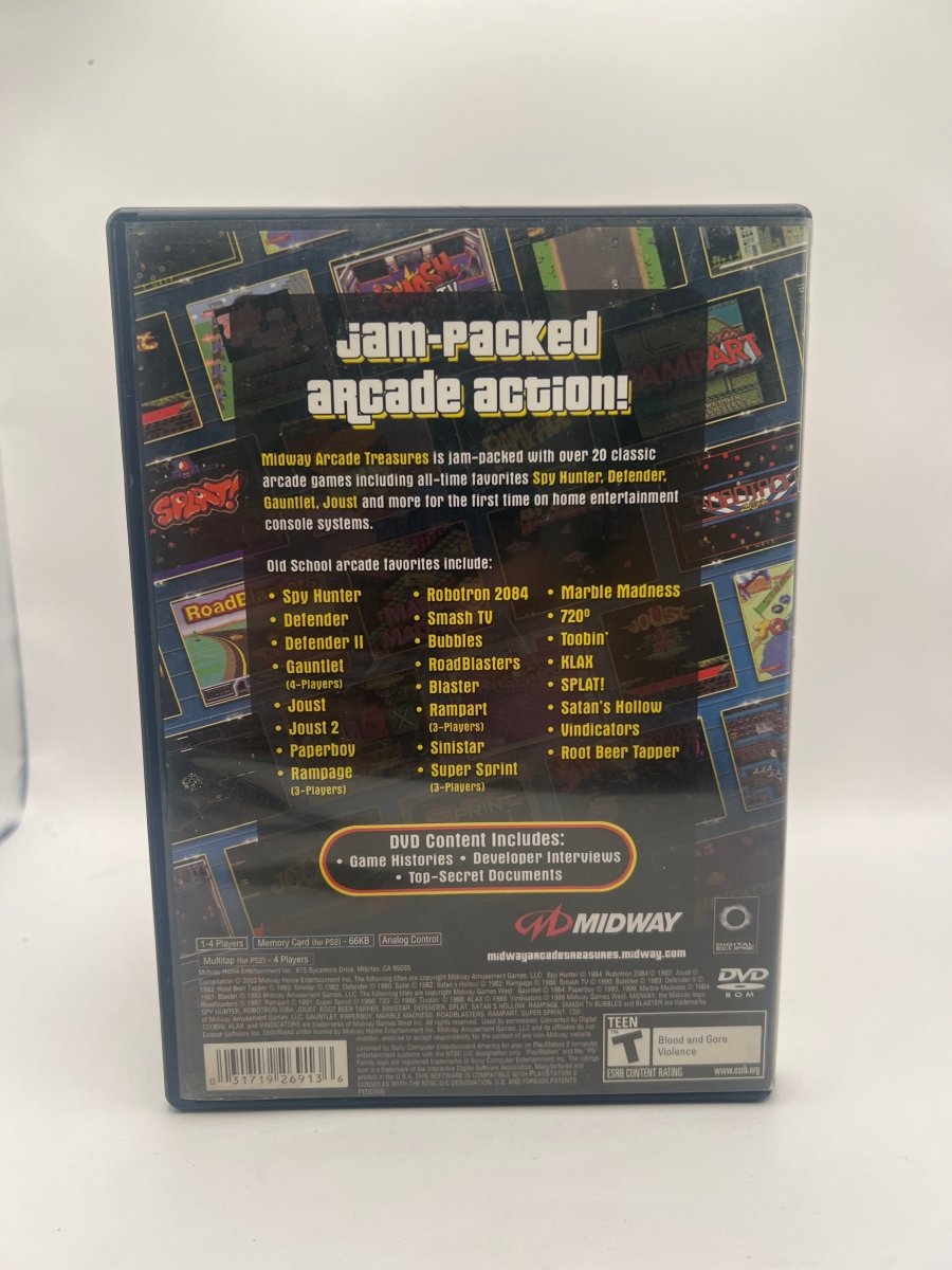 Midway Arcade Treasures CL01 (CIB) PlayStation 2