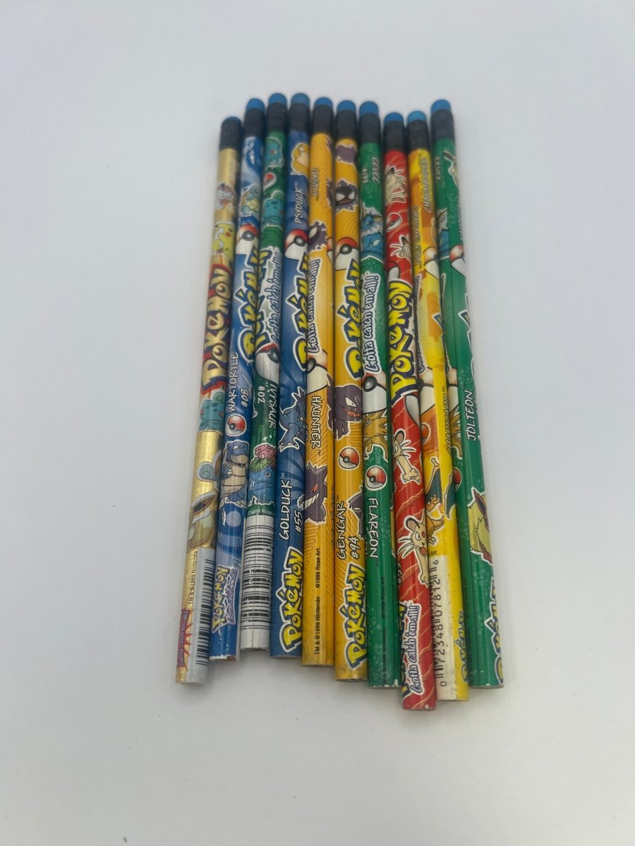 1999 Pokémon Pencils Set Vintage