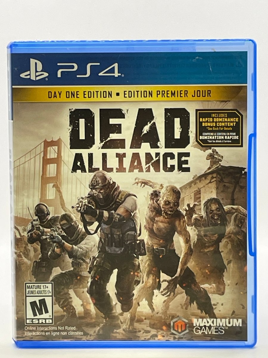 Dead Alliance 2018 CL01 (CIB) PlayStation 4