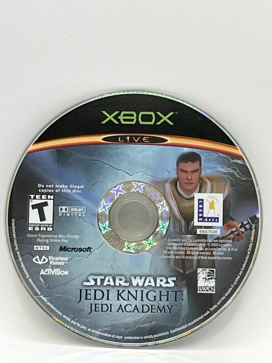 Star Wars Jedi Knight Jedi Academy CL01 (Loose Disc) Original Xbox