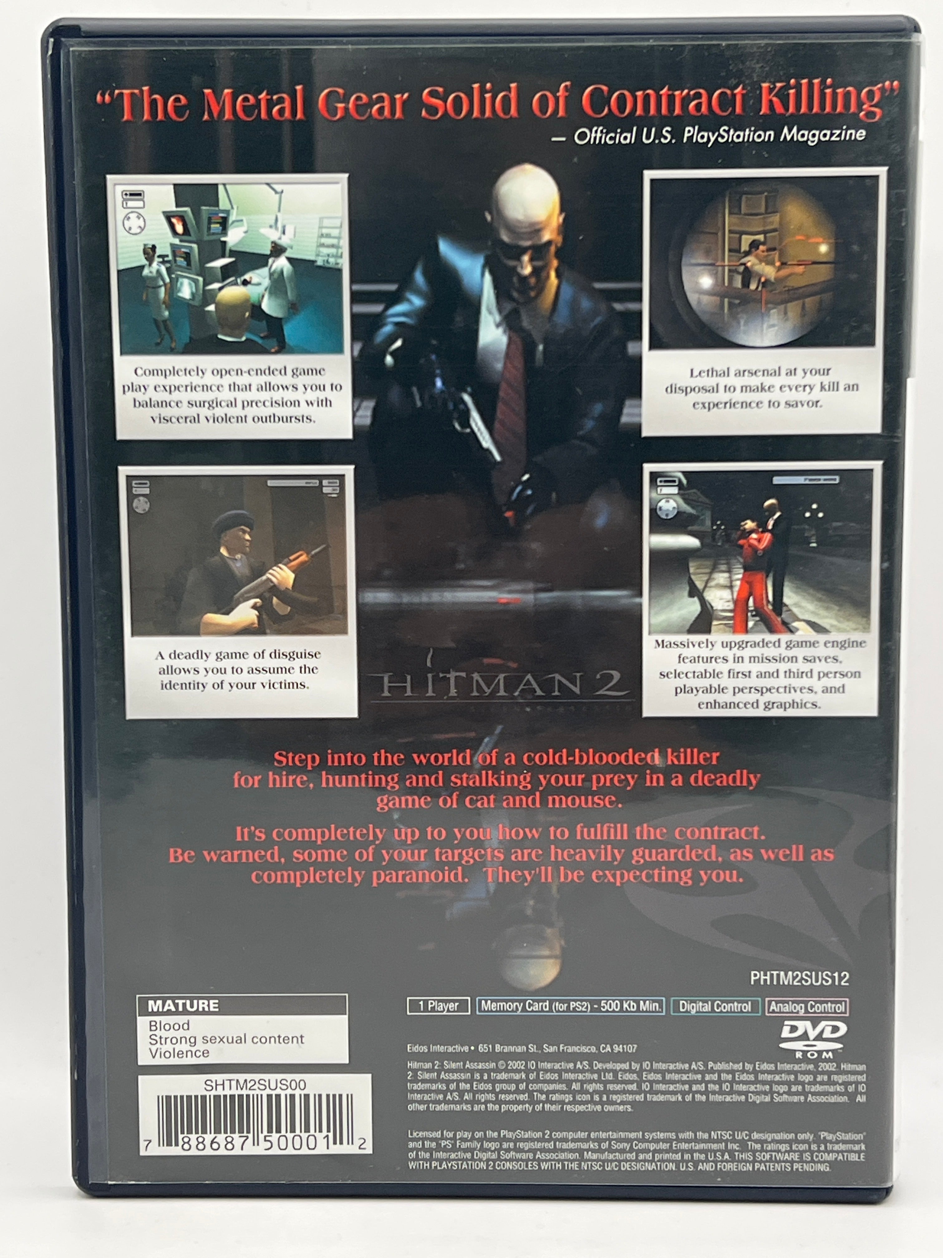 Hitman 2 CL02 (CIB) PlayStation 2