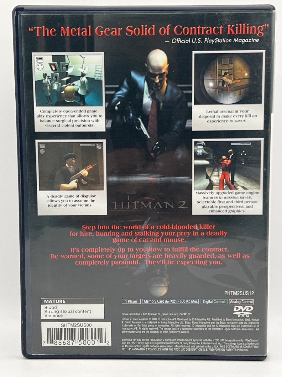 Hitman 2 CL02 (CIB) PlayStation 2