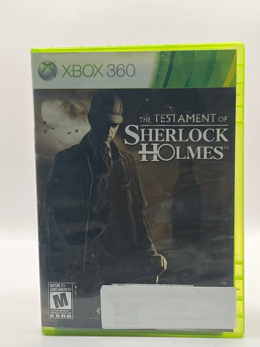The Testament of Sherlock Holmes CL01 (CIB) Xbox 360