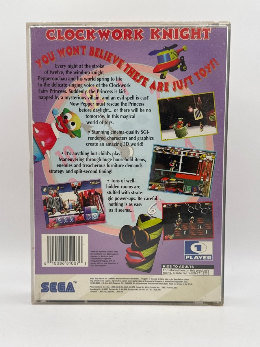 Clockwork Knight CL01 (CIB) Sega Saturn