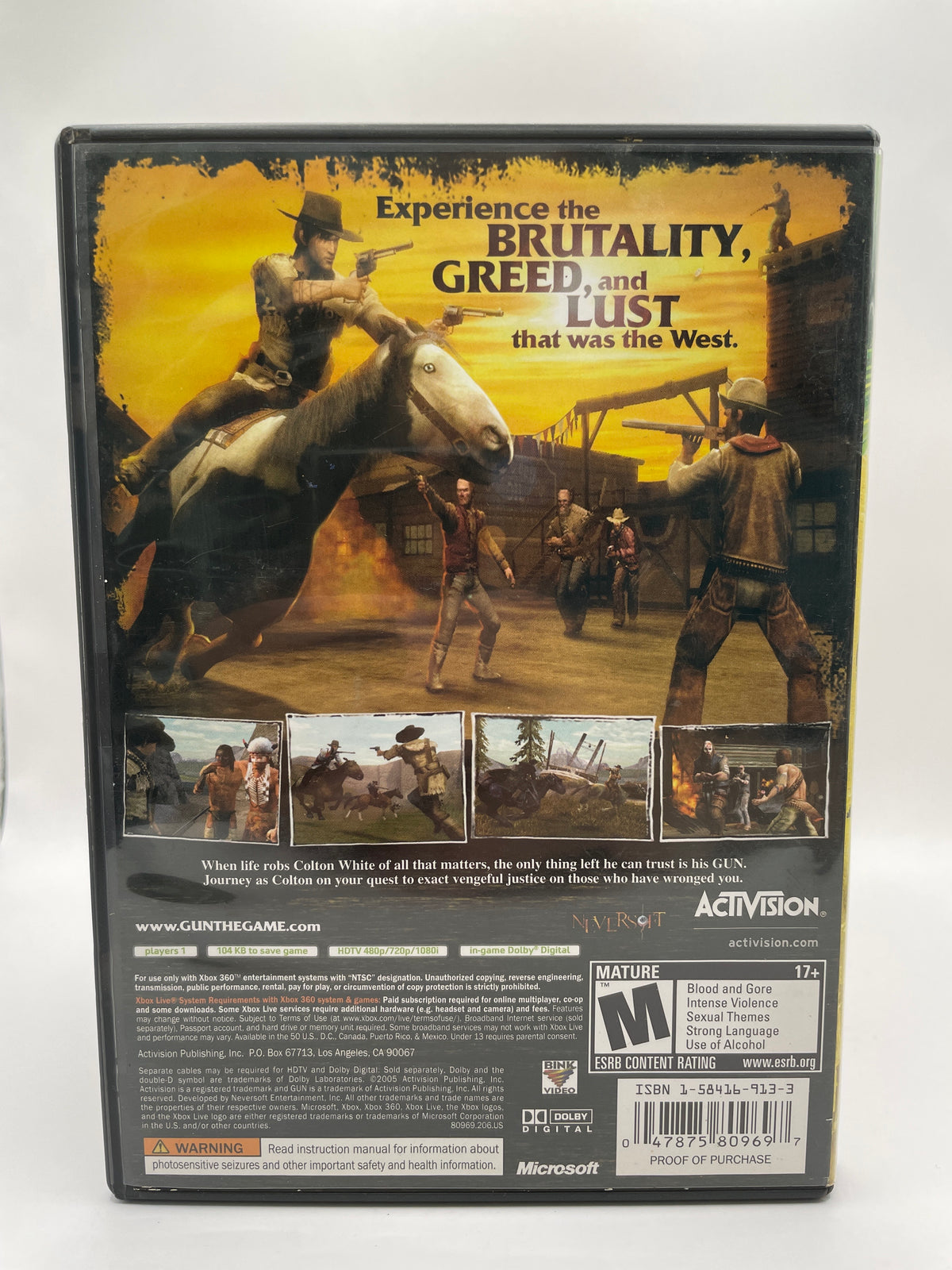 Gun CL01 (CIB) Xbox 360