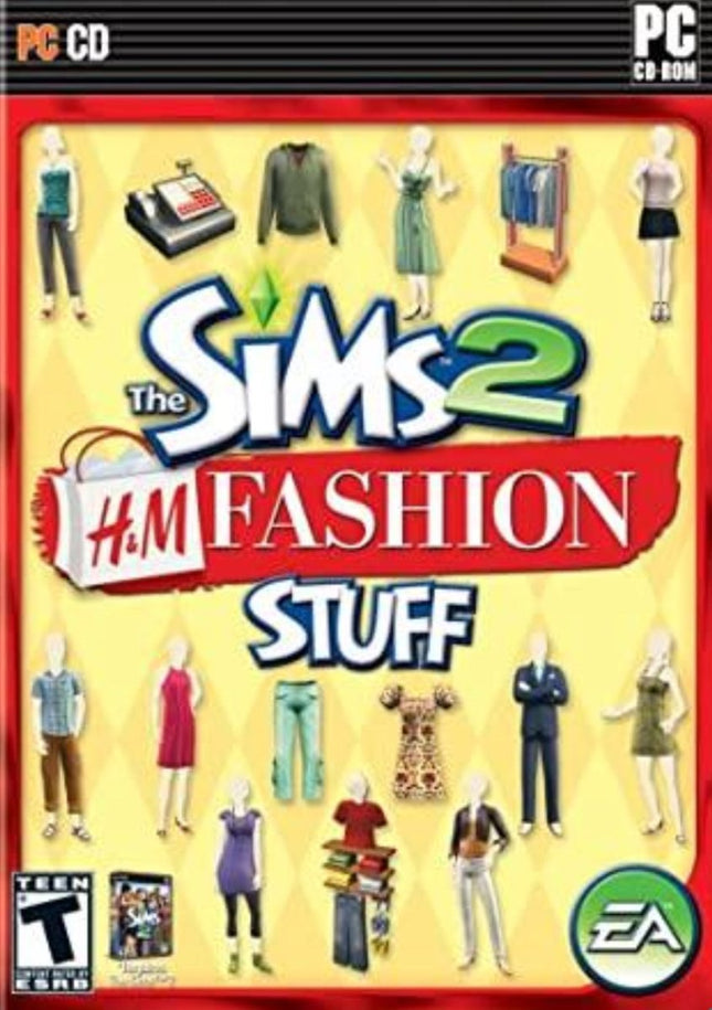 The Sims 2: H&M Fashion Stuff - Complete In Box - PC Game