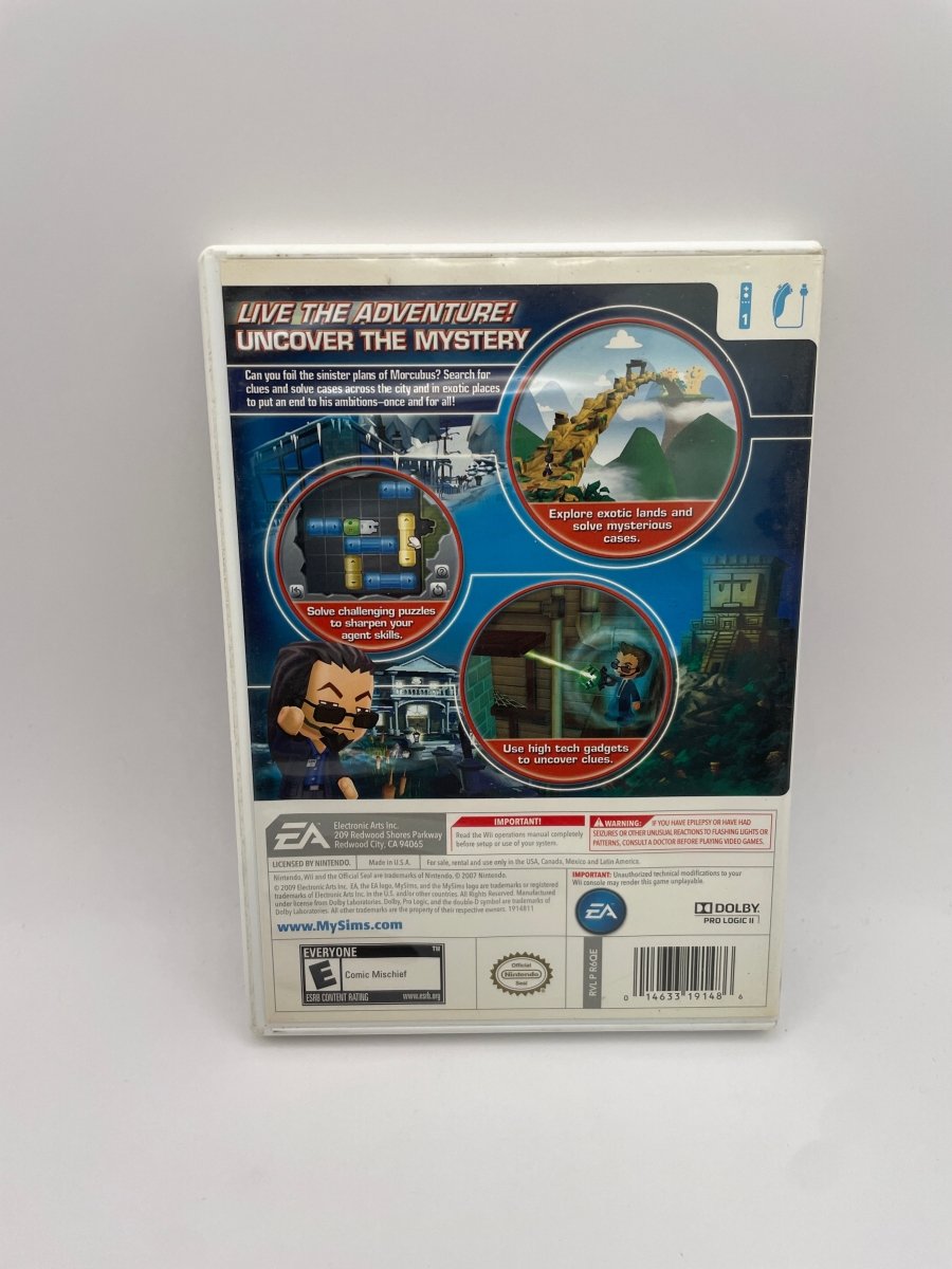 MySims Agents CL01 (CIB) Nintendo Wii