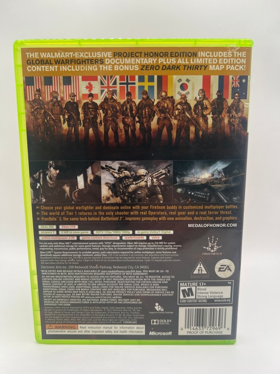 Medal of Honor Warfighter [Project Honor Edition] CL03 (CIB) Xbox 360