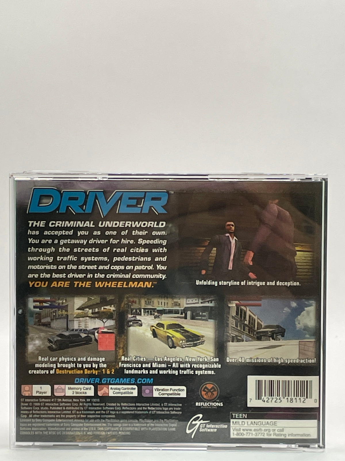 Driver [Greatest Hits] CL02 (CIB) Playstation One