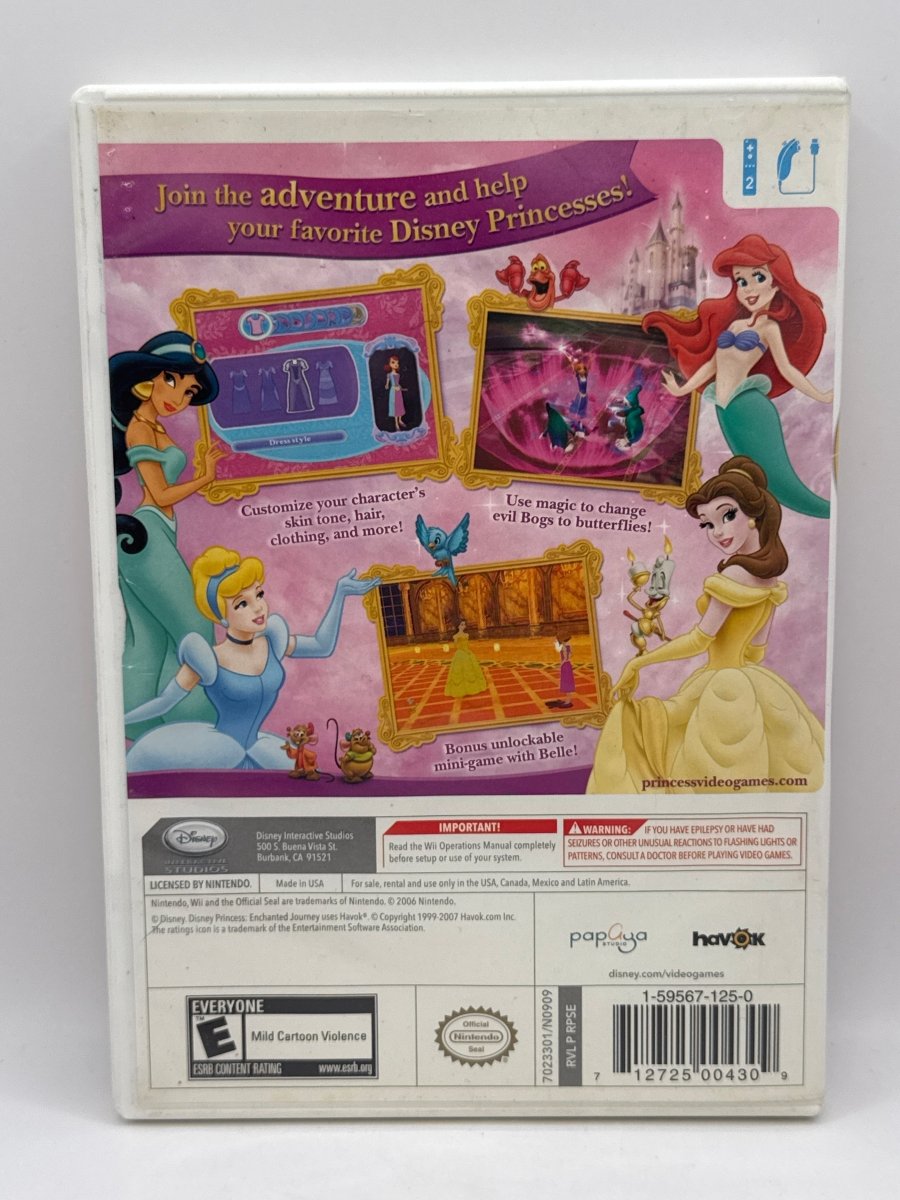 Disney Princess Enchanted Journey CL01 (CIB) Nintendo Wii