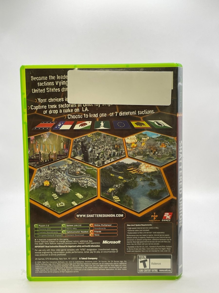 Shattered Union CL01 (CIB) Original Xbox