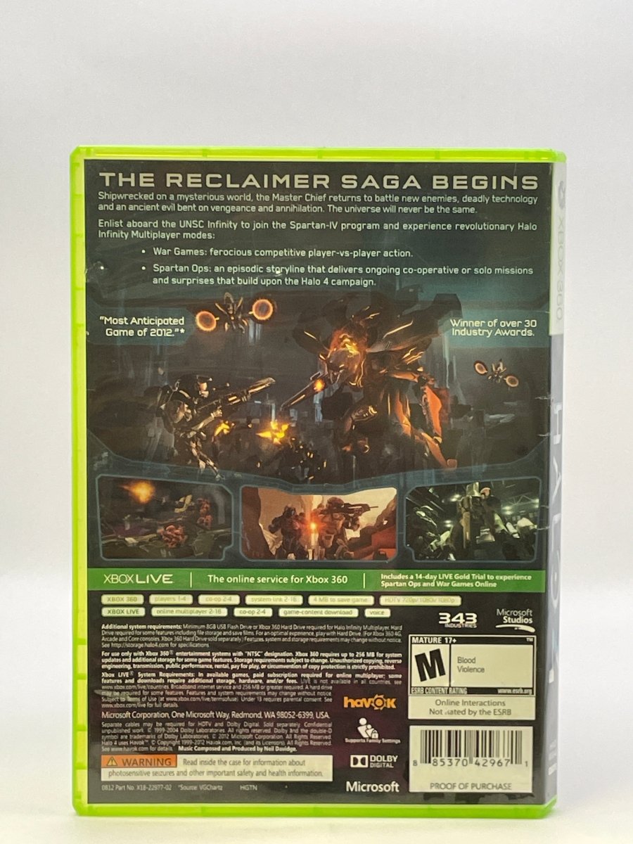 Halo 4 CL06 (CIB) Xbox 360