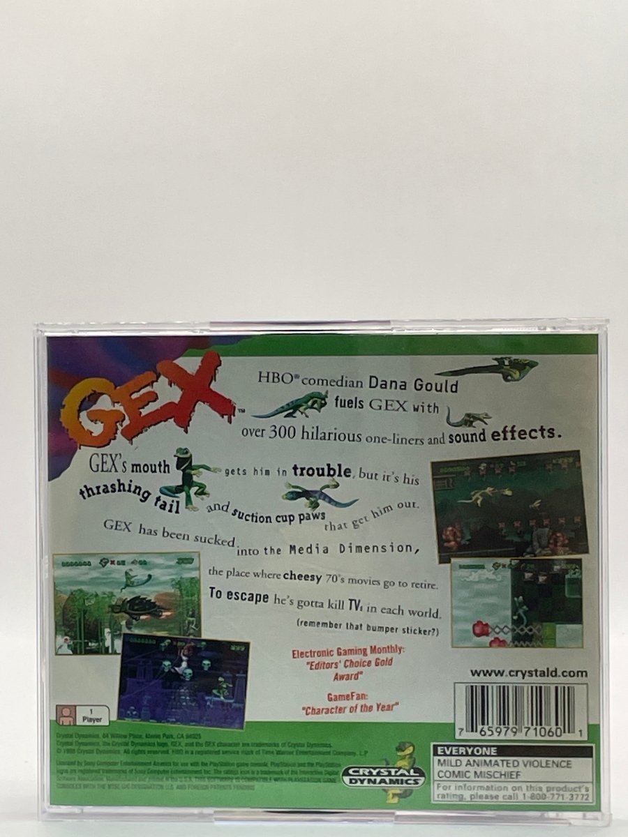 Gex CL01 (Missing Manual) Playstation One