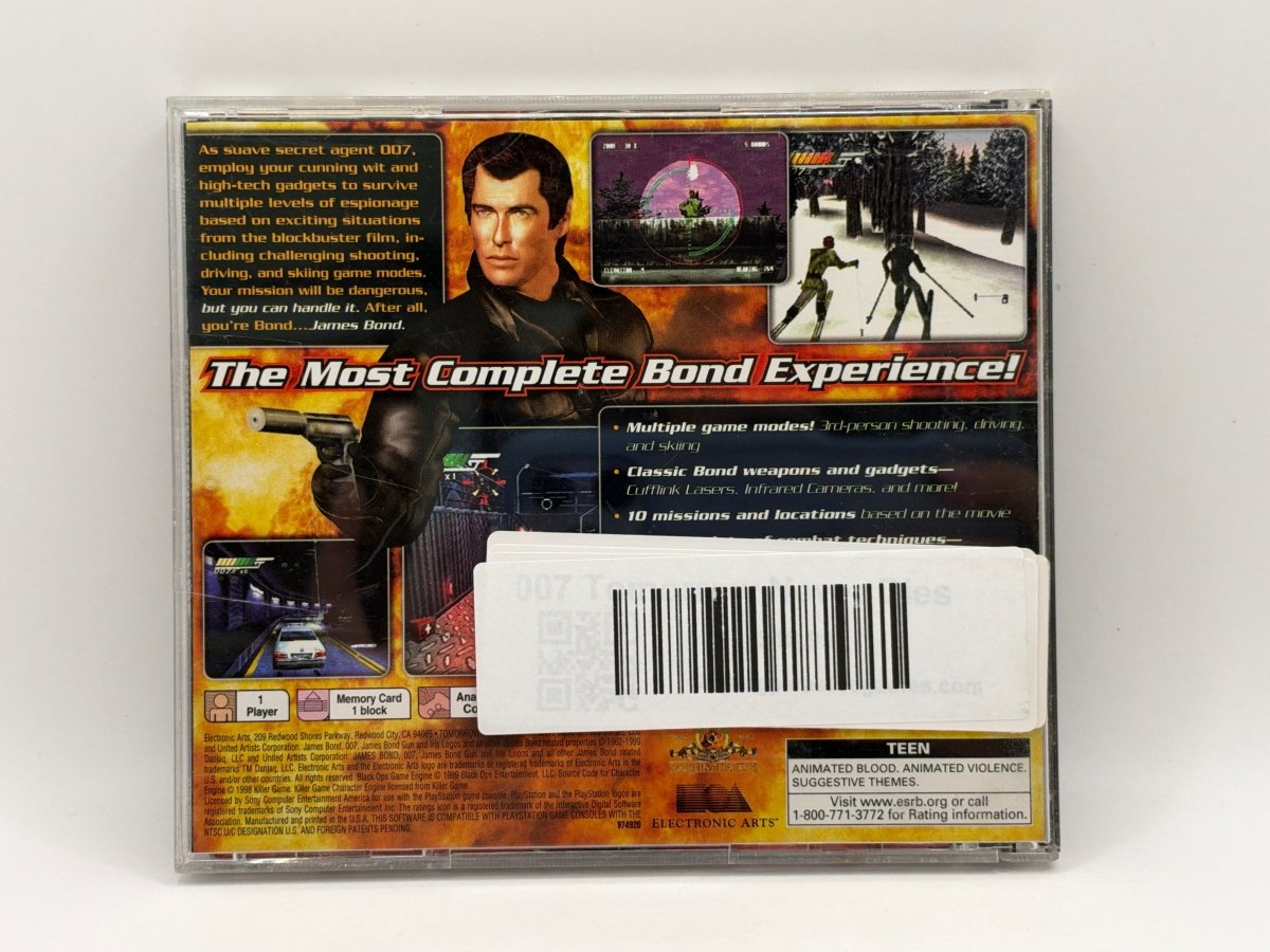007 Tomorrow Never Dies CL01 (CIB) Playstation One