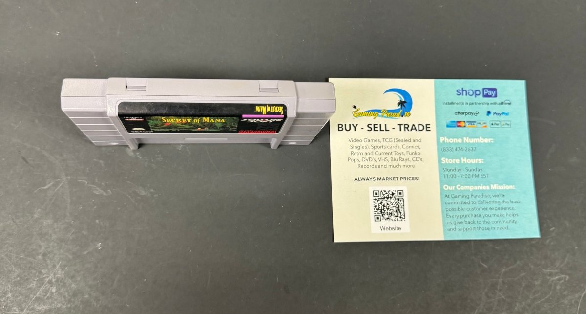 Secret Of Mana Super Nintendo CL 01