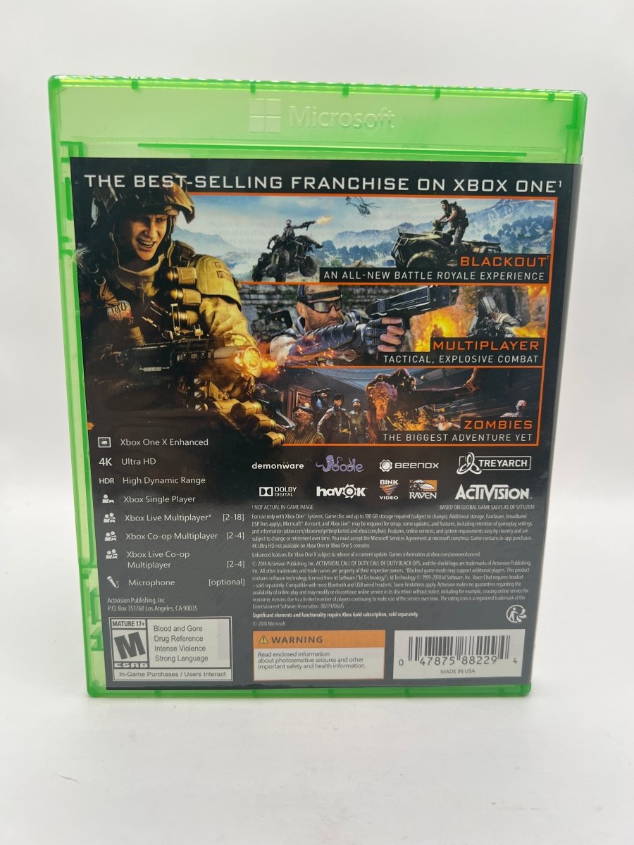 Call of Duty: Black Ops 4 CL01 (CIB) Xbox One