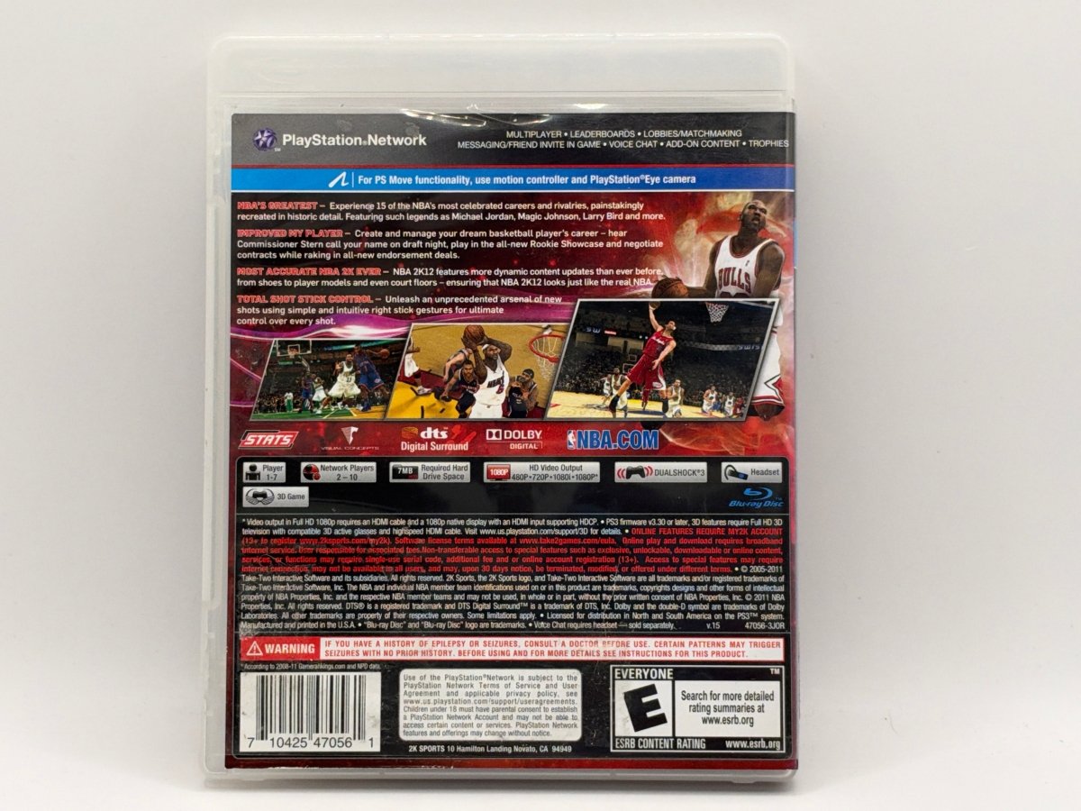 NBA 2K12 CL01 (CIB) Playstation 3