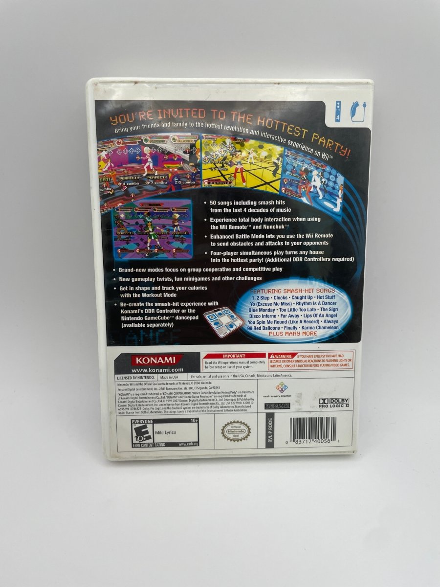 Dance Dance Revolution Hottest Party CL01 (CIB) Nintendo Wii