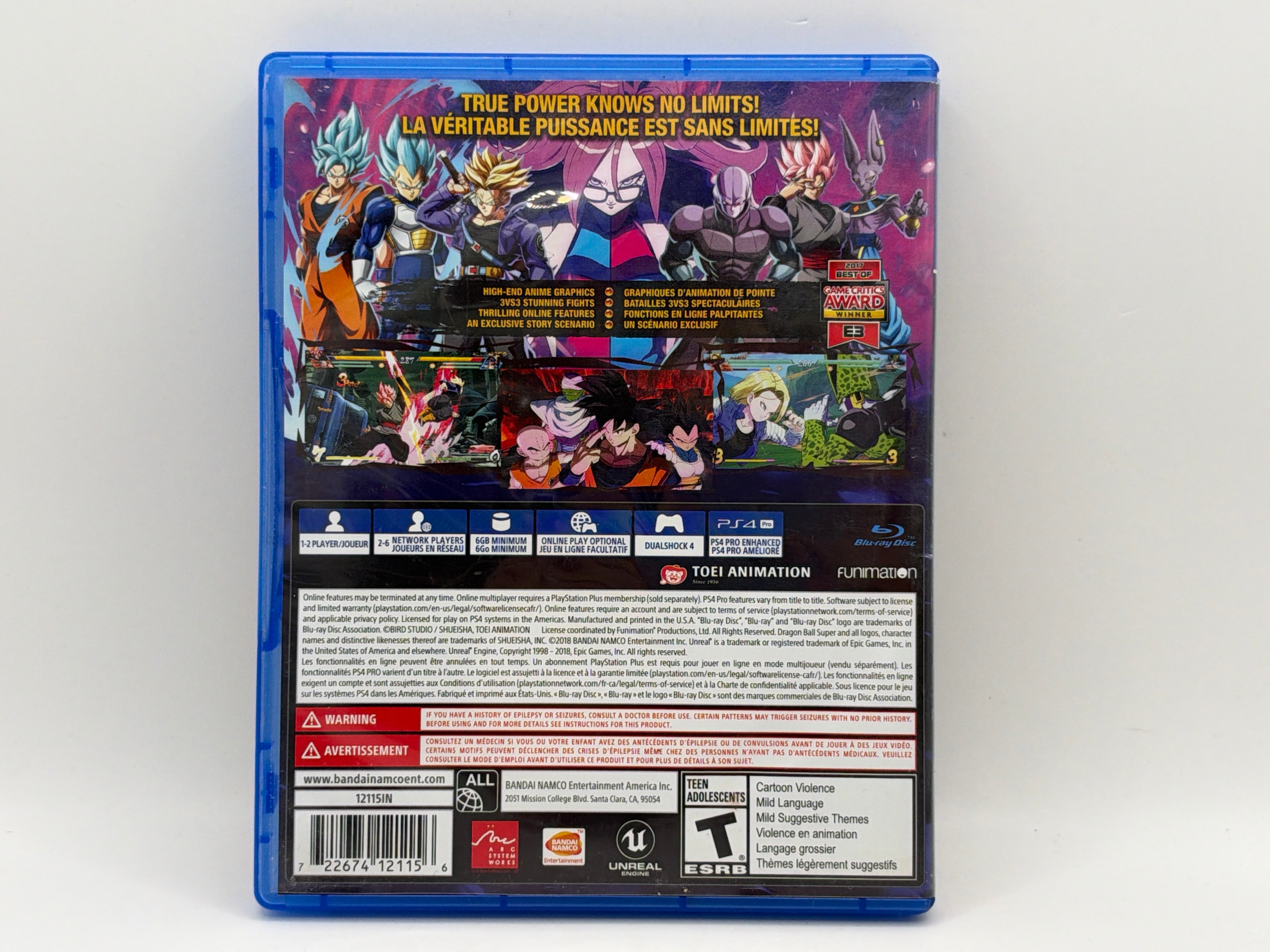 Dragon Ball FighterZ CL03 (CIB) PlayStation 4