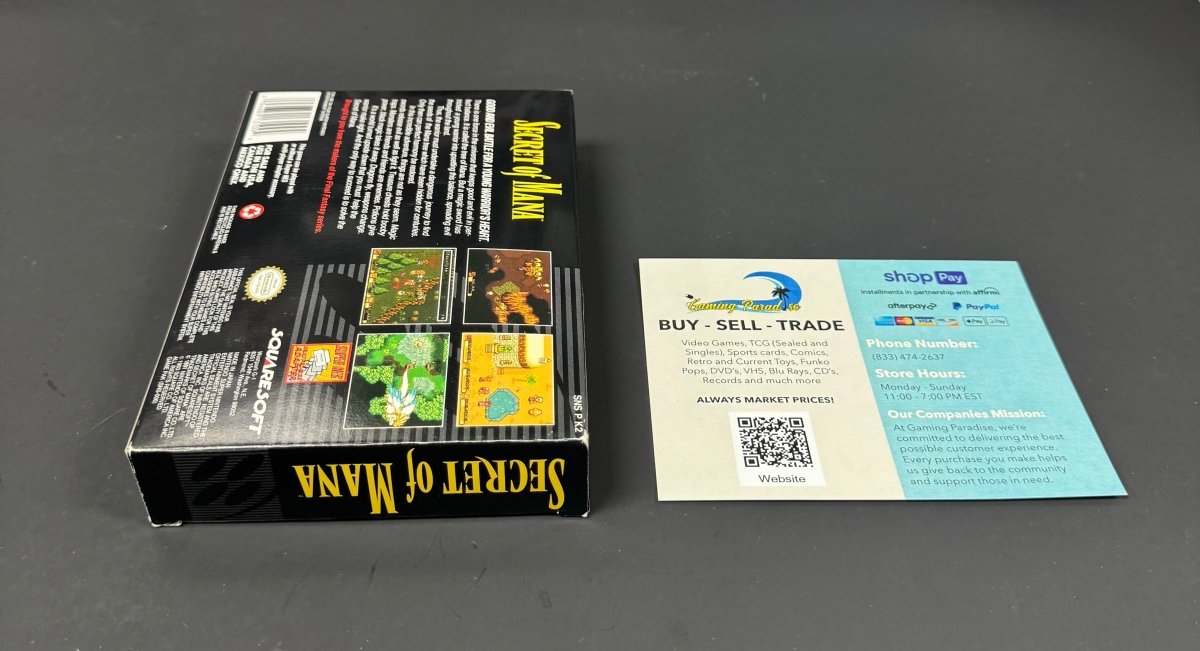 Secret Of Mana Super Nintendo CL 01