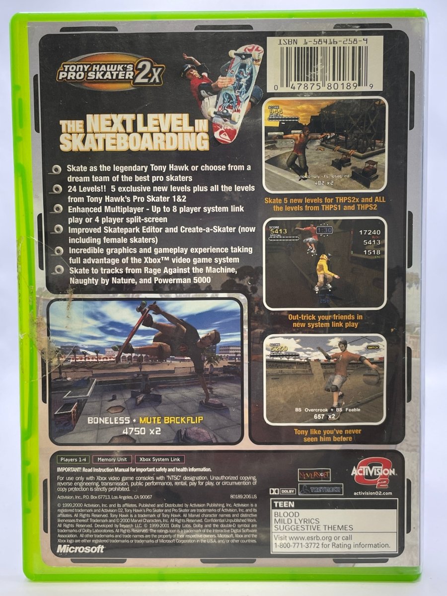 Tony Hawk 2x CL01 (CIB) Original Xbox