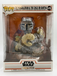 Star Wars The Mandalorian: The Mandalorian & The Child On Bantha #416 Funko Pop