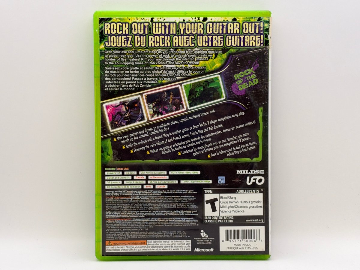 Rock of the Dead CL01 (CIB) Xbox 360