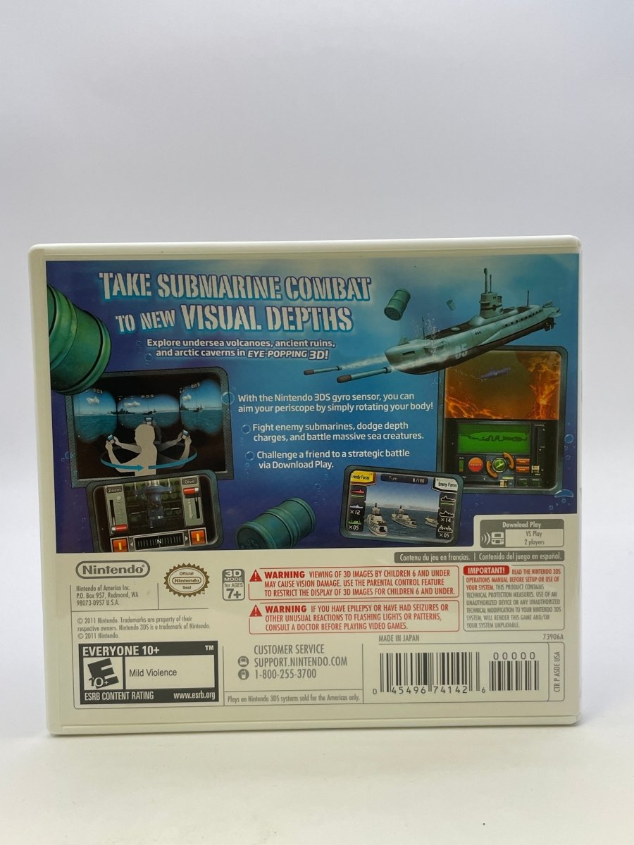 Steel Diver CL01 (CIB) Nintendo 3DS