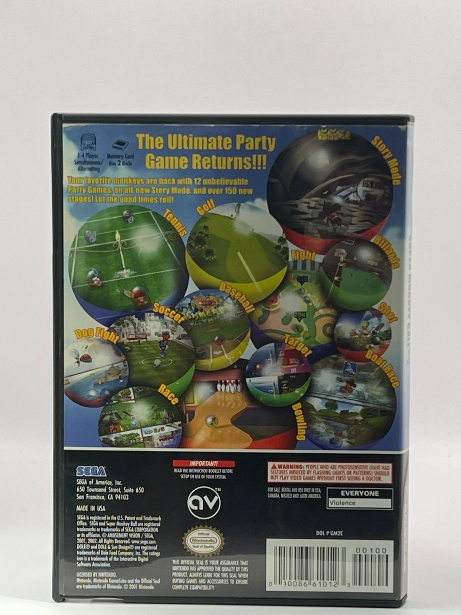 Super Monkey Ball 2 CL01 (CIB) Gamecube
