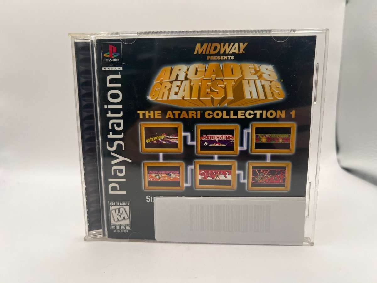 Arcade's Greatest Hits Atari Collection 1 CL01 (CIB) Playstation One