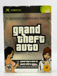 Grand Theft Auto Double Pack [Posters Included] CL01 (CIB) Original Xbox