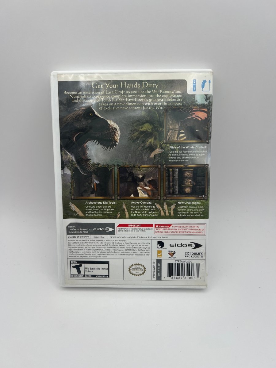 Tomb Raider Anniversary CL01 (CIB) Nintendo Wii