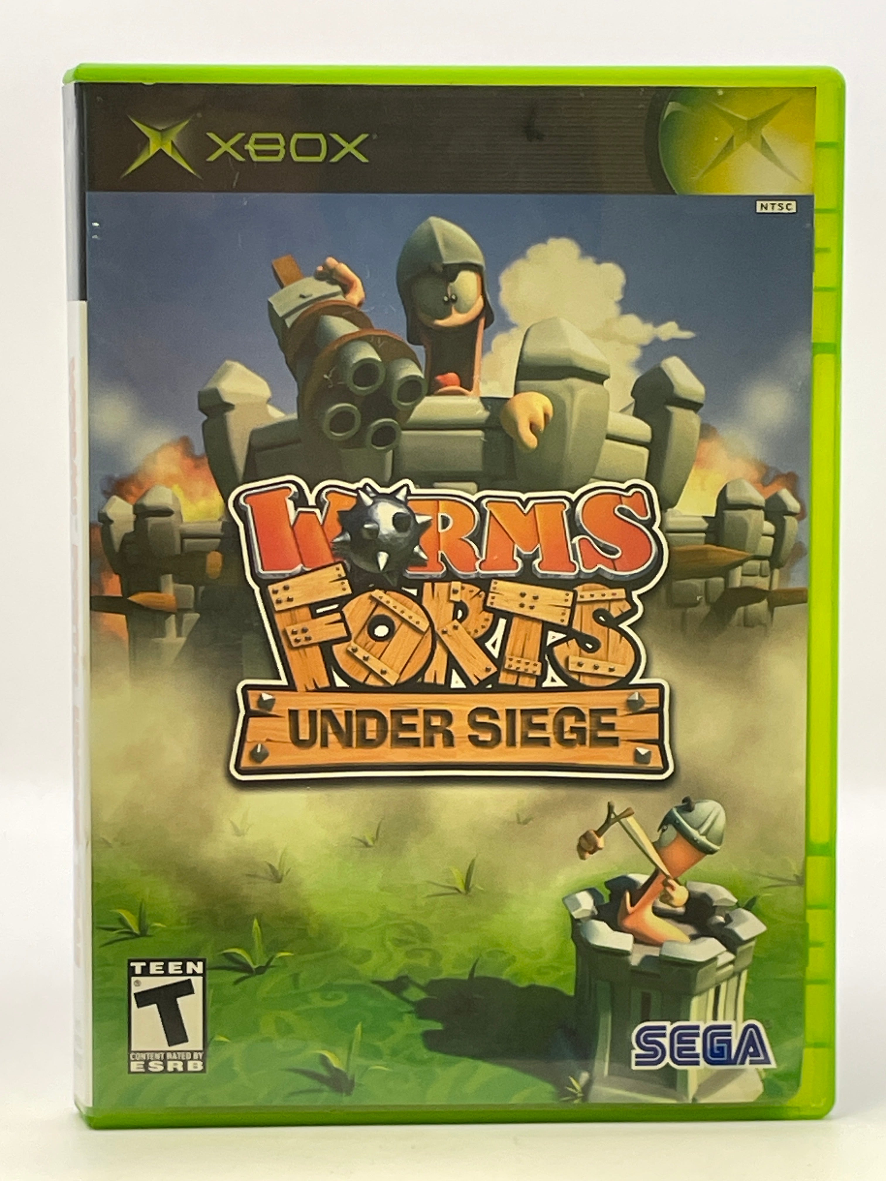Worms Forts Under Siege CL01 (CIB) Original Xbox
