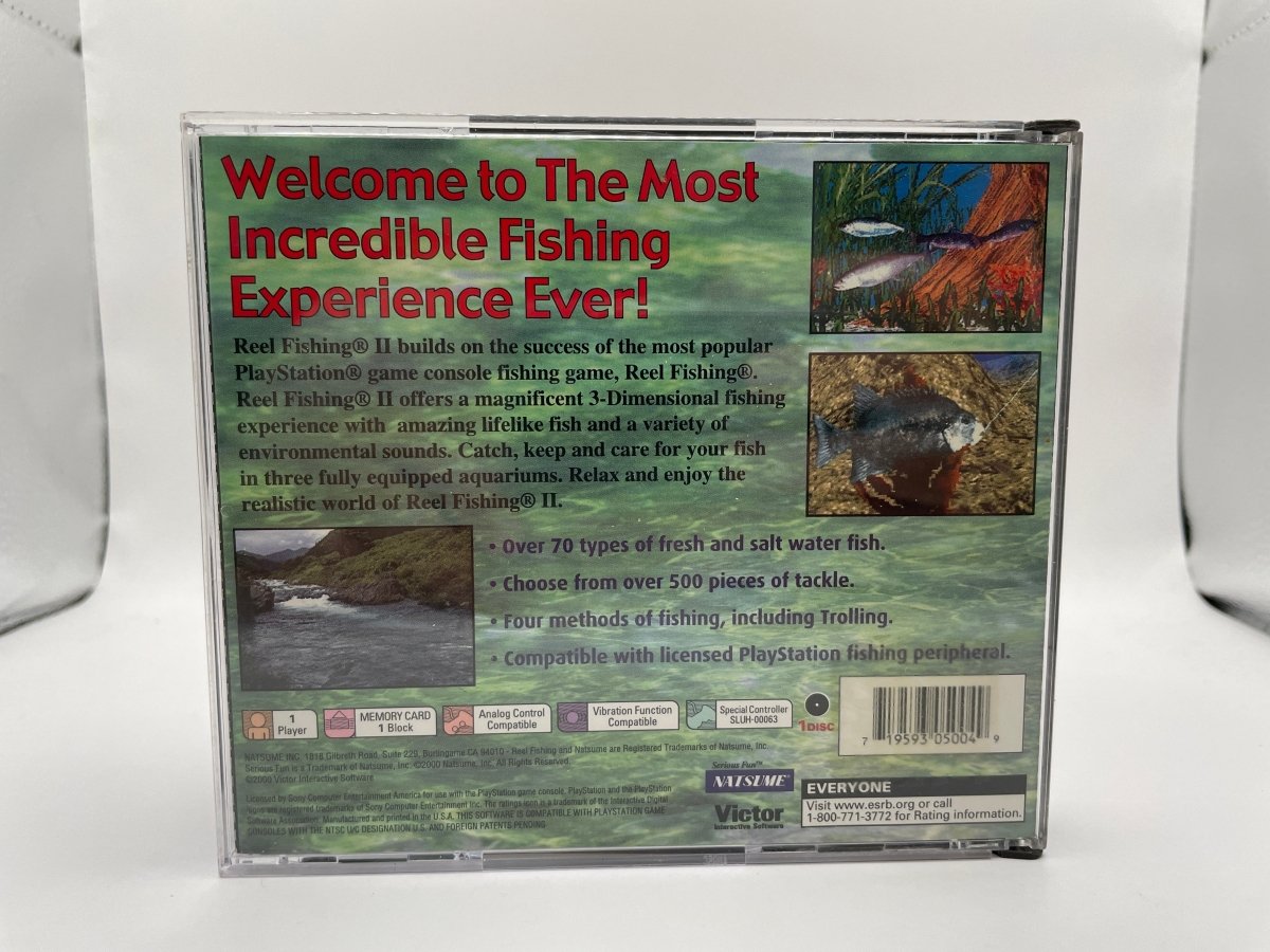 Reel Fishing II CL01 (Missing Manual) Playstation One
