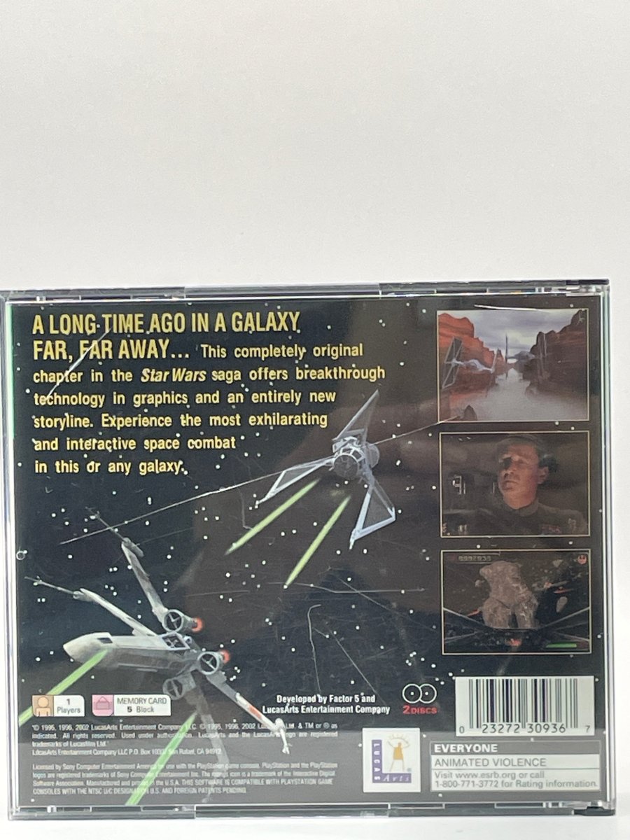 Star Wars Rebel Assault 2 CL01 (Missing Manual) Playstation One