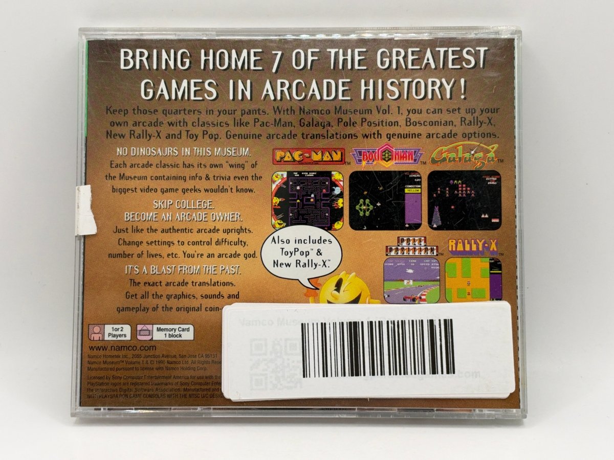 Namco Museum Volume 1 [Greatest Hits] CL01 (CIB) Playstation One
