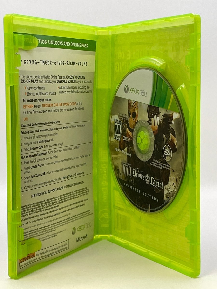 Army of Two The Devil's Cartel [Overkill Edition] CL01 (CIB) Xbox 360