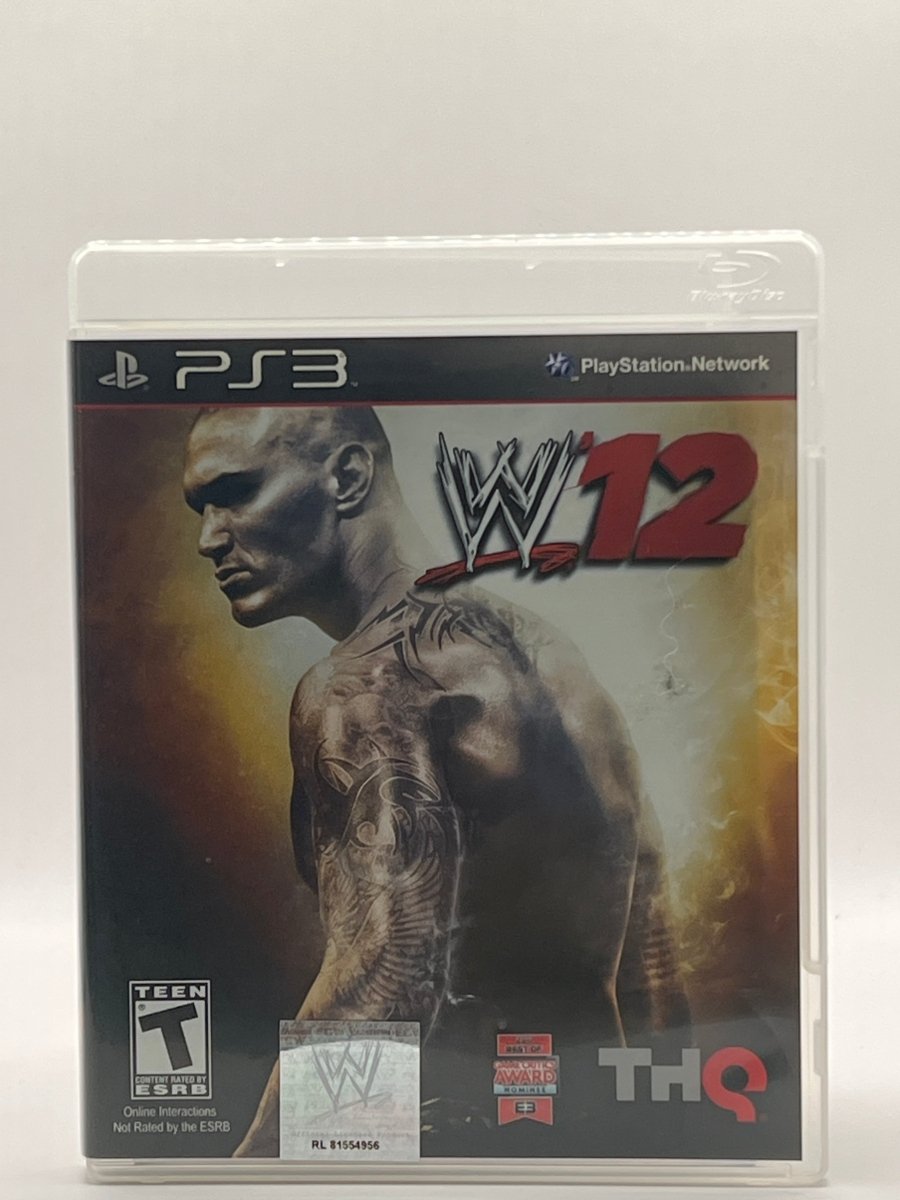 WWE ‘12 CL01 (CIB) Playstation 3